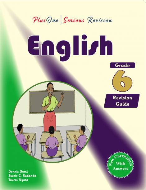 PlusOne Serious Revision English Grade 6 Revision Guide (New Curriculum) With Questions and Answers