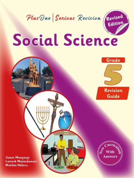 PlusOne Serious Revision Social Science  Grade 5 Revision Guide (New Curriculum) With Questions and Answers