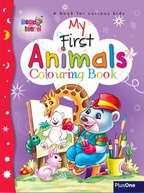 My first coloring - Animals cover