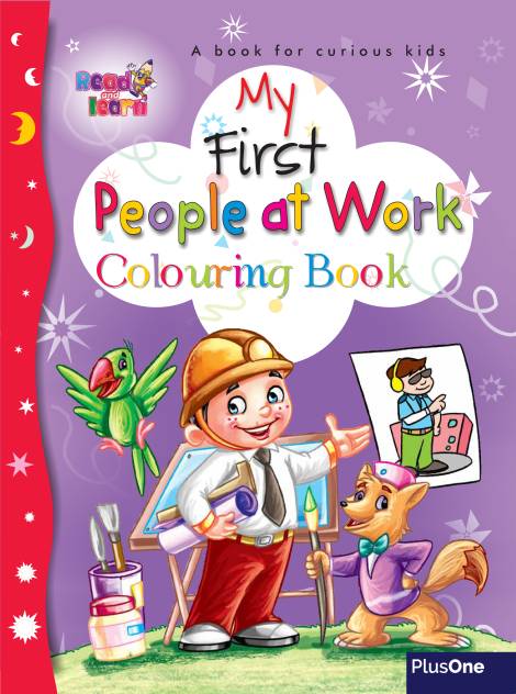My first coloring - People at Work