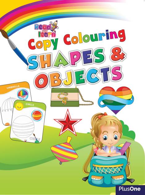 Copy coloring - Shapes