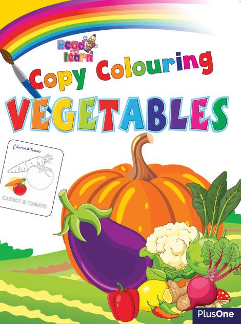 Copy coloring - Vegetables